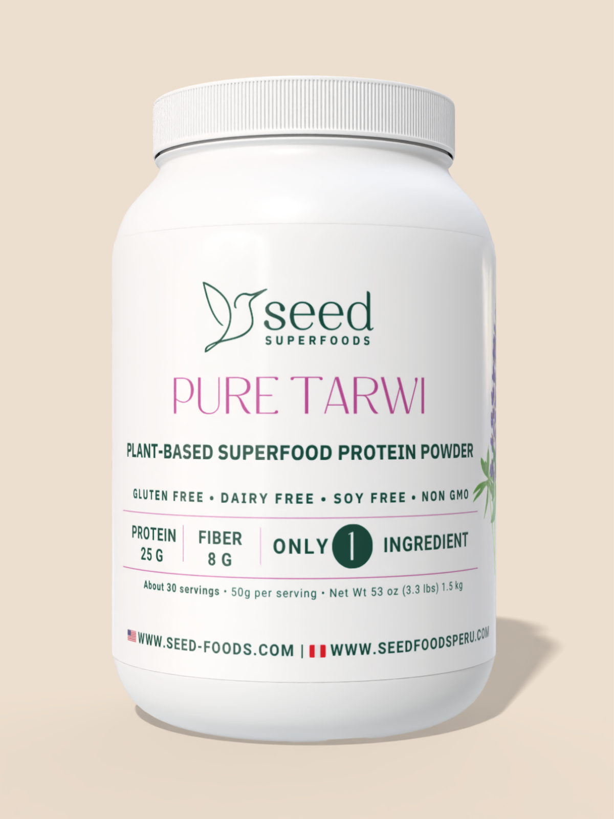 TARWI NATURAL | PROTEINA Y FIBRA | 1.5kg