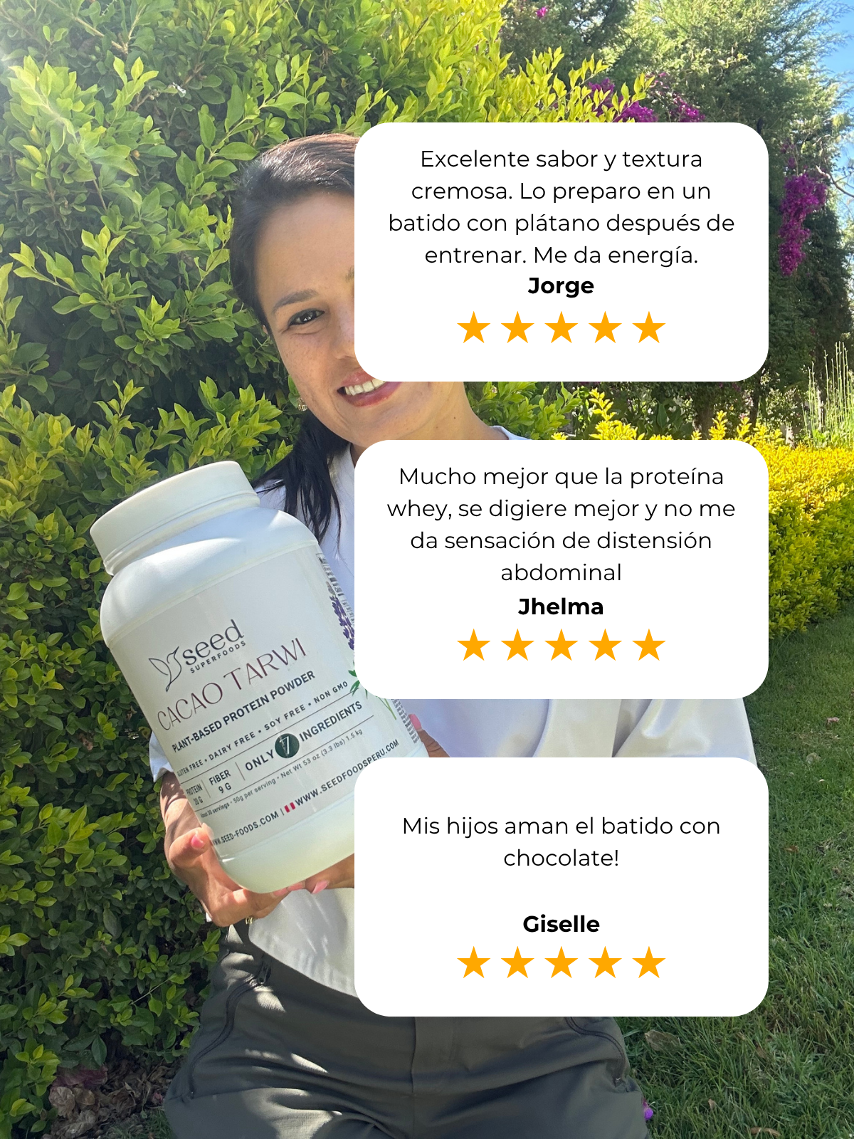 BLEND TARWI CACAO 1.5kg | 7 INGREDIENTES | SIN LACTOSA | SIN RELLENOS