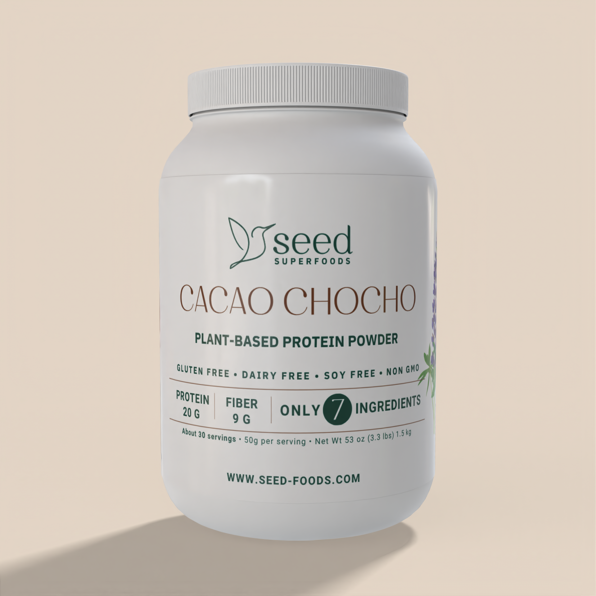 Blend de Tarwi Cacao 1.5kg — proteína + fibra formuladas para rendir, con sabor que sí quieres tomar todos los días