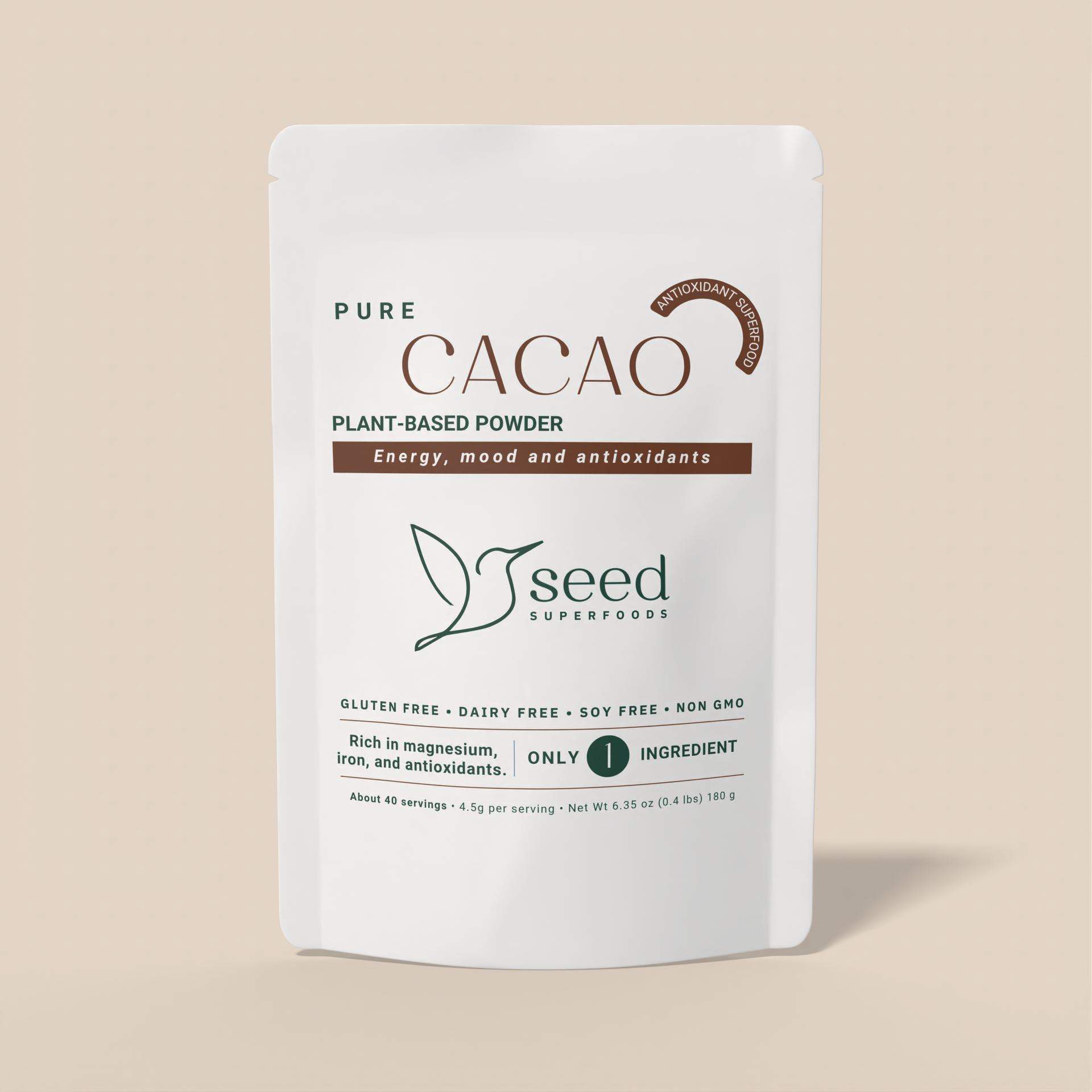 Cacao puro | 6.35oz