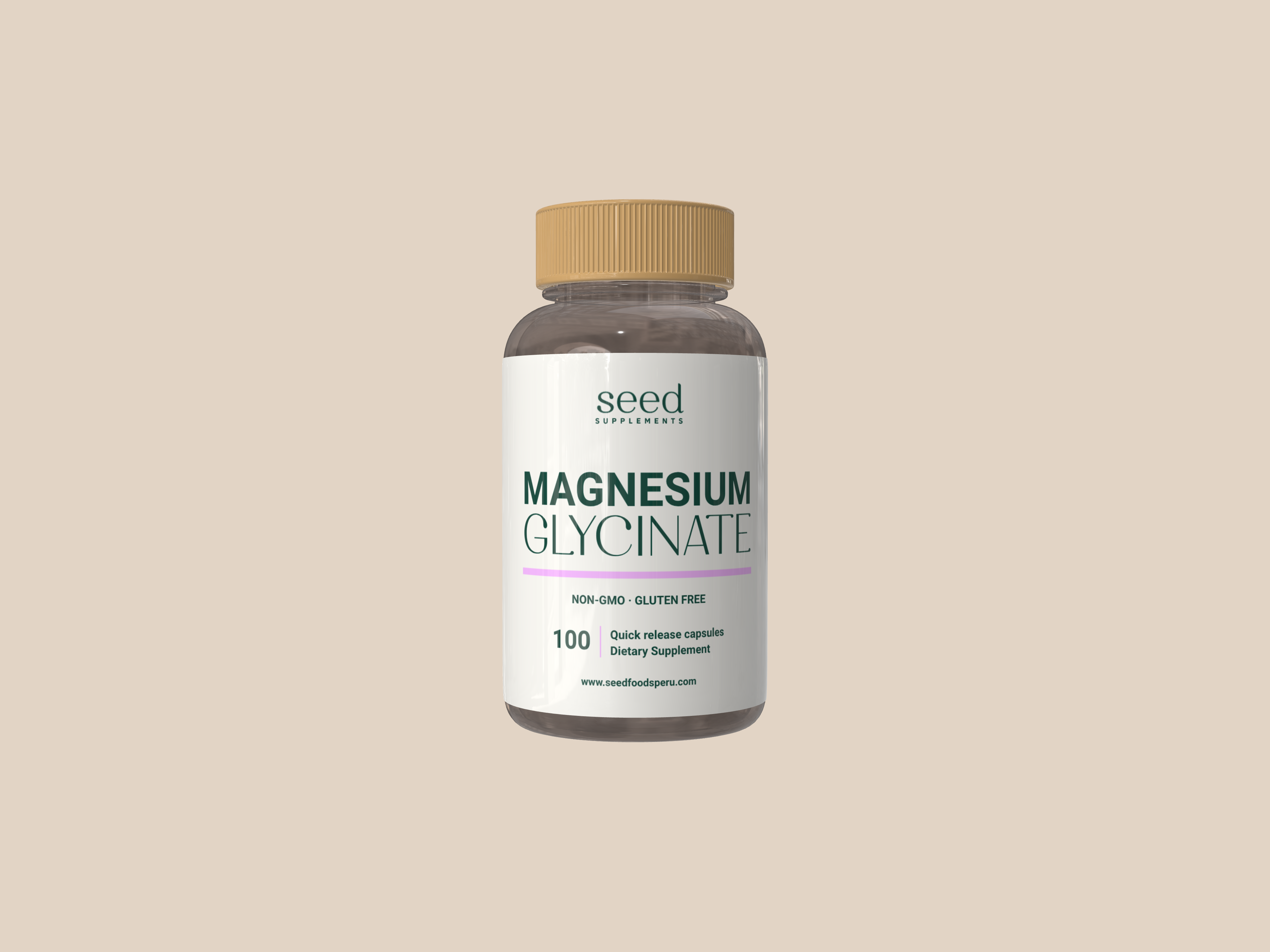 GLICINATO DE MAGNESIO | RELAJACION Y SUEÑO | 100 cápsulas