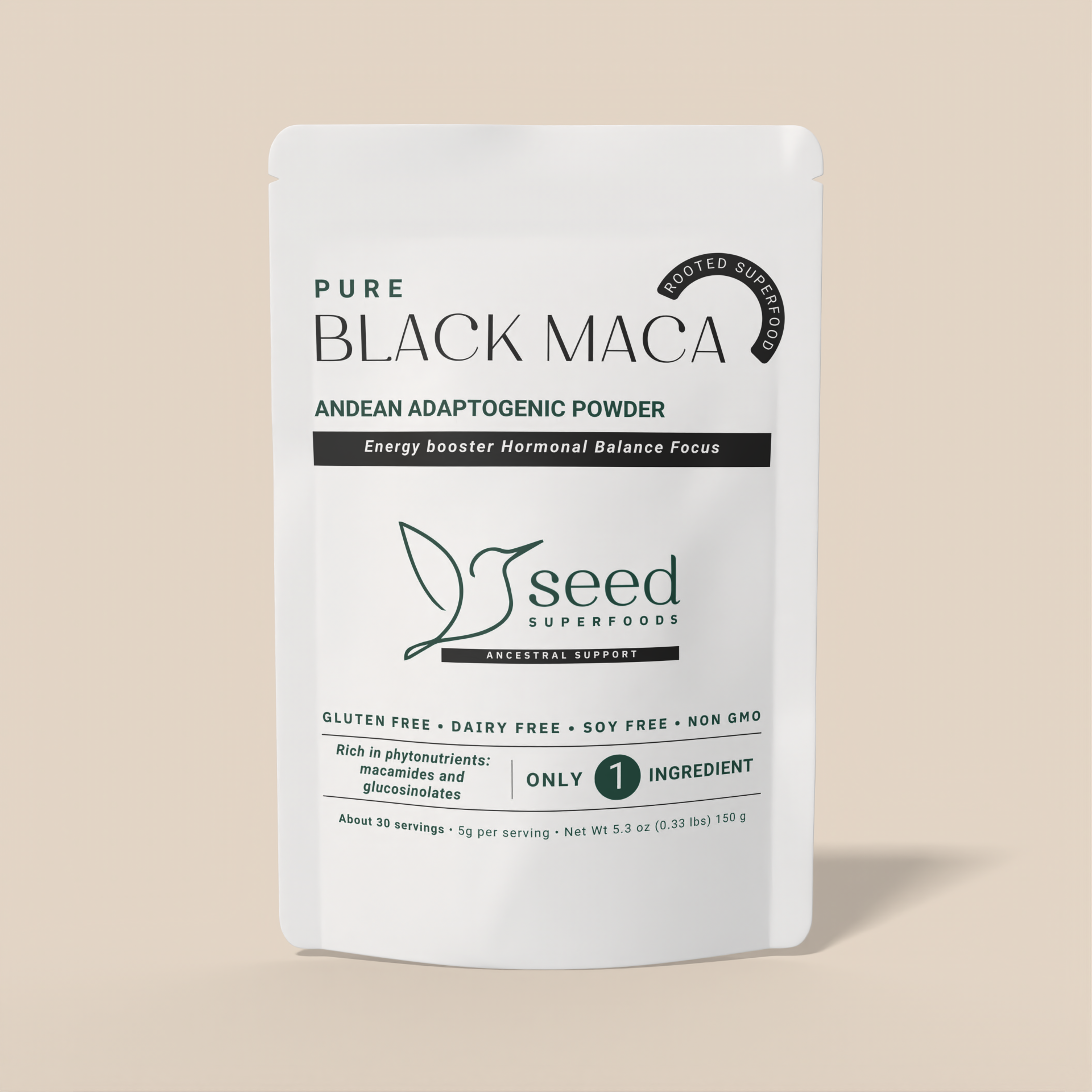 MACA | ADAPTOGENO ANDINO | ENERGÍA Y ENFOQUE | 180G