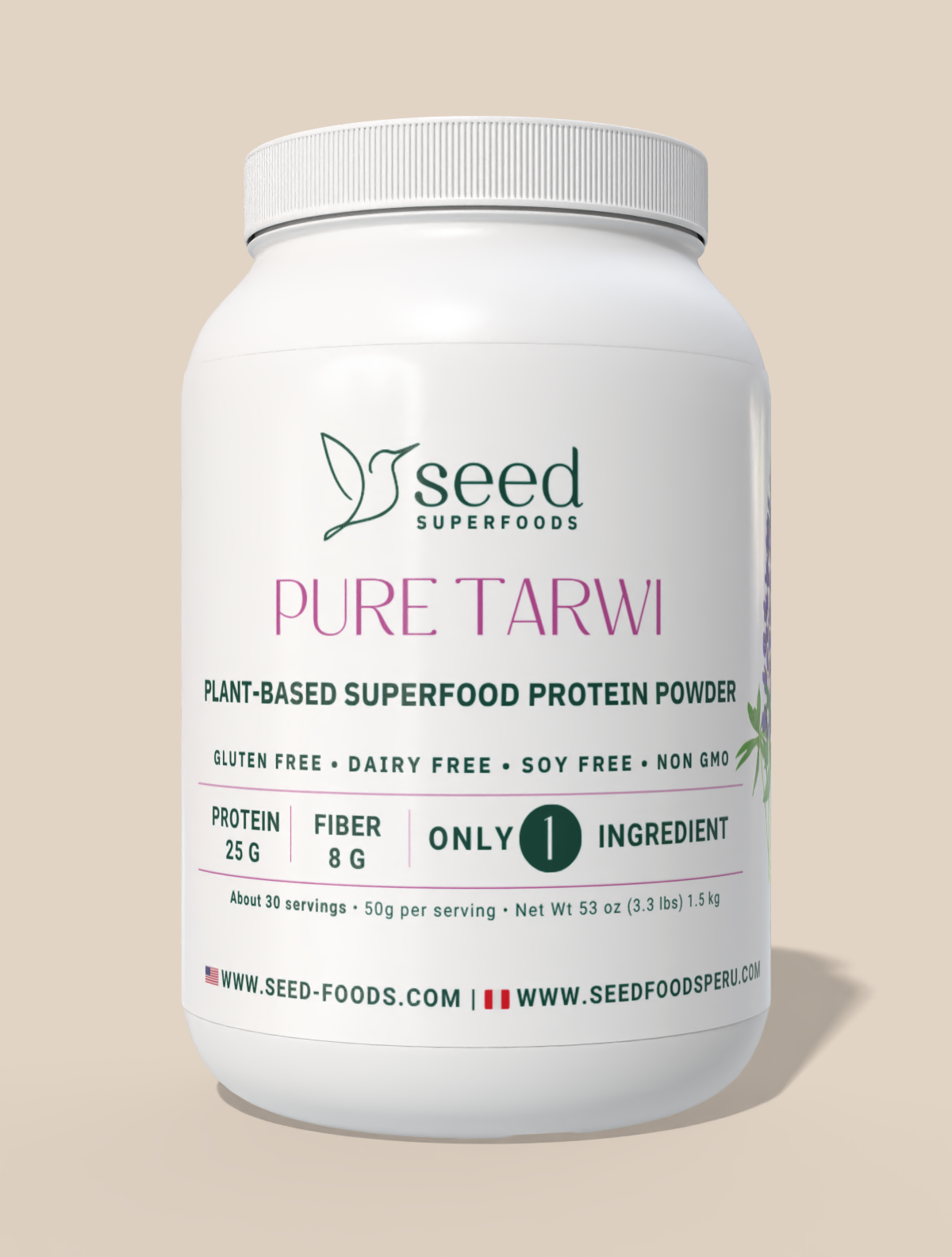 TARWI NATURAL | PROTEINA Y FIBRA | 1.5kg